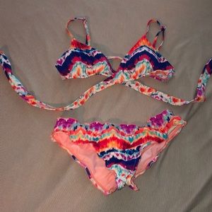 tie die swimsuit
